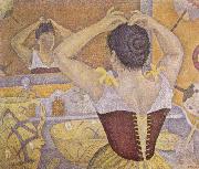 Woman Taking up Her Hair Paul Signac